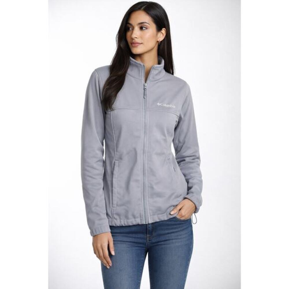 Columbia‎ Women's Small Gray Kruser Ridge Softshell Jacket Athleisure